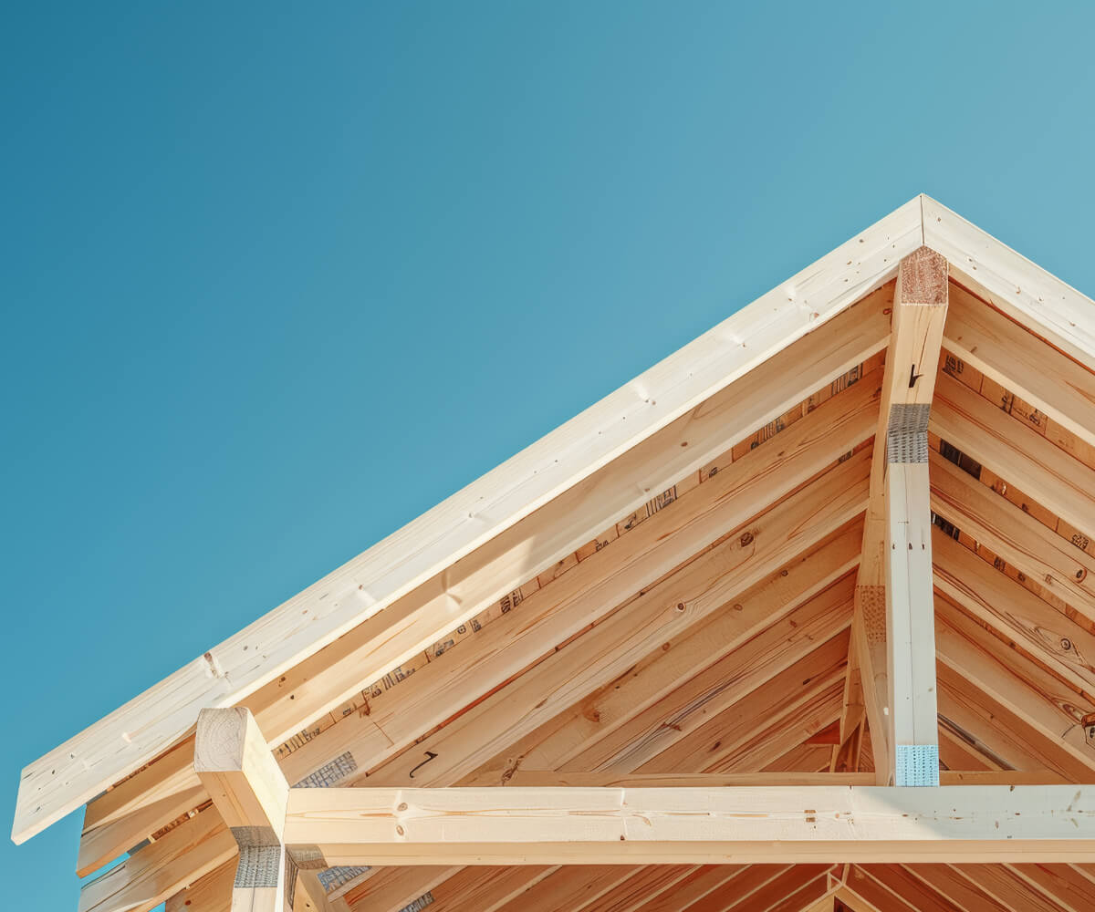 Technische Ausstattung von SYSTEM MASSIVHAUS - Dachkonstruktion aus Holz